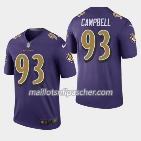 Maillot Baltimore Ravens Calais Campbell 93 Nike Violet - Homme